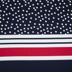 Барби Полоска на горохе Д-5красный