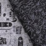 Постельное белье из поплина 3072-1/3071-1 Фристайл 1.5 сп с 1 нав. 70/70