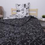 Постельное белье из поплина 3072-1/3071-1 Фристайл 1.5 сп с 1 нав. 70/70