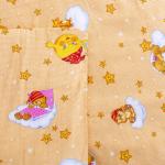 Детское постельное белье из бязи 1.5 сп 4098/1 Облачко желтый