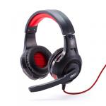 FORZA Наушники проводные накладные Gaming, Игровые, динамик 40мм, кабель 200см, пластик, металл