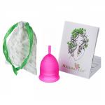 Менструальная чаша, размер L, цвет малина