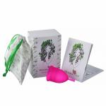 Менструальная чаша, размер L, цвет малина