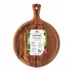 Доска разделочная SAFARI круглая с ручкой 38.5*29*1.5 см