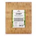 Доска разделочная торцевая CHEF из бамбука 30*25*5 см