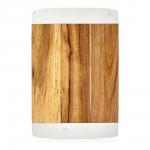 Доска сервировочная прямоугольная STATE, 40,5*27*1.3 см, белый мрамор