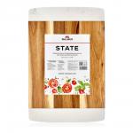 Доска сервировочная прямоугольная STATE, 40,5*27*1.3 см, белый мрамор