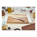 Доска сервировочная прямоугольная STATE, 40,5*27*1.3 см, белый мрамор