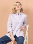 Блуза из хлопка комбинированная 210813-4538