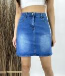Джинсовая юбка синяя 09 Z60