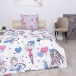 Детское постельное белье из бязи 1.5 сп 7486-1/7487-1 Прованс с 1 нав. 70/70