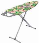 Доска гладильная "Nika 10" 122*40 см, h=до 90 см, стол/мет. моноблок, подставка, Н10/8 Фламинго Nika