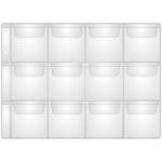 Лист для альбома OfficeSpace на 12 монет 50 * 53, горизонтальный, 120 мкм., 220196