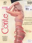 ACTIVE SOFT 40 DEN черн.Колготки(3-4)