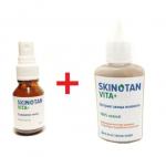 "SKINOTAN VITA+" Набор сыворотка-тоник 20 мл + Экстракт Хвоща на ксантане 50 мл
