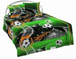 Детское постельное белье Шуйская бязь футбольный матч