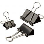 Зажимы для бумаг STAFF 32 мм на 140 л, черные, 12 шт, арт. 224608