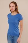 Женская футболка B164 синяя