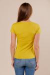 Женская футболка B164 желтая