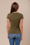 Женская футболка B164 хаки