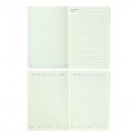 Ежедневник недатированный western a5, 136 листов в клетку, кожзам, фиолетовый срез, с резинкой, 2 ляссе, перфорированные уголки Calligrata