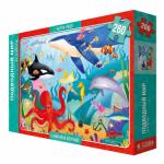 Карта-пазл. Подводный мир. 260 дет. 47х33 см. ГЕОДОМ