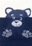 LARMINI Колготки LR-C-BEAR-164831, цвет темно-синий/кремовый
