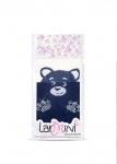 LARMINI Колготки LR-C-BEAR-164831, цвет темно-синий/кремовый