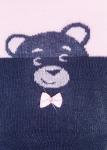 LARMINI Колготки LR-C-BEAR-B-B-S-B-G, цвет серый/розовый