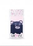 LARMINI Колготки LR-C-BEAR-000001, цвет серый/розовый