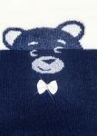 LARMINI Колготки LR-C-BEAR-B-B-S-B-G, цвет темно-синий/кремовый