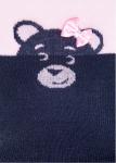 LARMINI Колготки LR-C-BEAR-B-B-LGS-B-G, цвет серый/розовый