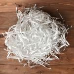 Наполнитель бумажный для упаковки белый (полоски 2 мм), 100 г