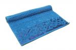 Полотенце махровое Аврора 430 гр./кв.м. Узбекистан, 06-144 синий, среднее, 50*90