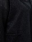Жакет из льна 1-117 а черный люрекс