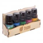 Набор эф. масел "Легкое дыхание" (Пихта+можжевельник+ель+шалфей+эвкалипт) 5 масел по 15 мл "Банные штучки" /6