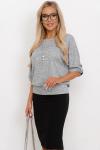Блуза Сабина (серый) Б11-459