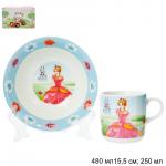 Набор посуды 2 предмета Фея 480 мл и 250 мл / C162# /18/  АКЦИЯ