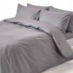 Наволочки однотонные Сталь (комплект 2 штуки)