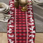 Дорожка столовая Зайчики 45*150 см хлопок 100%