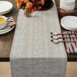 Дорожка столовая "Верба"-бежев. 45*150 см хлопок 100%