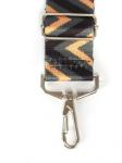 Плечевой ремень (стропа)  ADEL-239/регулируемый,  макс длина 136см,  zigzag сер/черн/беж  247960