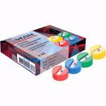 4071501 Точилка "deVENTE" 1 отв., без контейнера, пластмассовая, круглая, ассорти. Non-branded