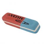 4070303 Ластик deVENTE, скошенный, натуральный каучук, 34х13,5х8мм, красно-синий. Non-branded