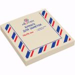 2010303 Клейкая бумага для заметок "Attomex" 76x76 мм, 100 л., желтая. Non-branded