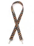 Плечевой ремень (стропа)  ADEL-239/регулируемый,  макс длина 136см,  animal черн/беж/серый 247955