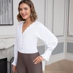Блуза Миндальный латте (вайт)