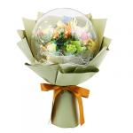 LADECOR Ароманабор из мыльных лепестков в виде букета роз с гирляндой, 20x40см, акрил, пенопласт, пл