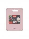 Доска разделочная FIBER 28x37см с ножеточкой, pink