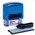 Штамп самонаб 3-стр оттиск 38х14 мм синий без рамки TRODAT IDEAL корпус син касса